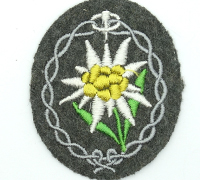 Army Mountain Troop Sleeve Edelweiss