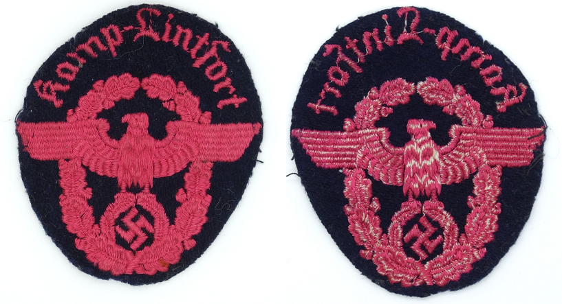 Komp-Lintfort Feuerschutz Polizei Sleeve Eagle