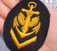 Coastal Artillery NCO's Career Sleeve Insignia