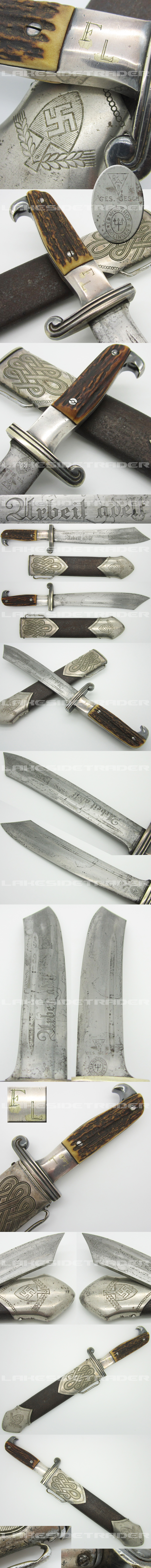 Personalized RAD EM Dagger by Ed. Wüsthof