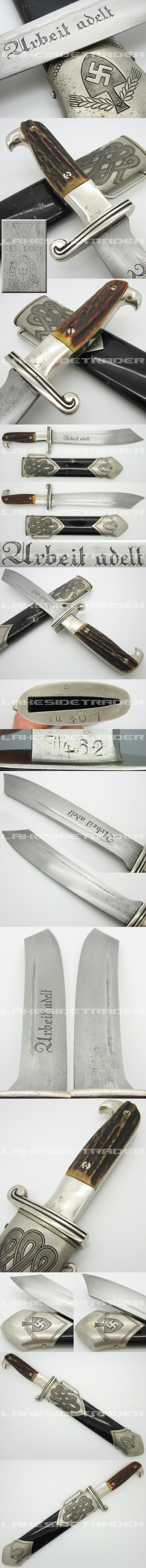 Numbered & Personalized RAD EM Dagger