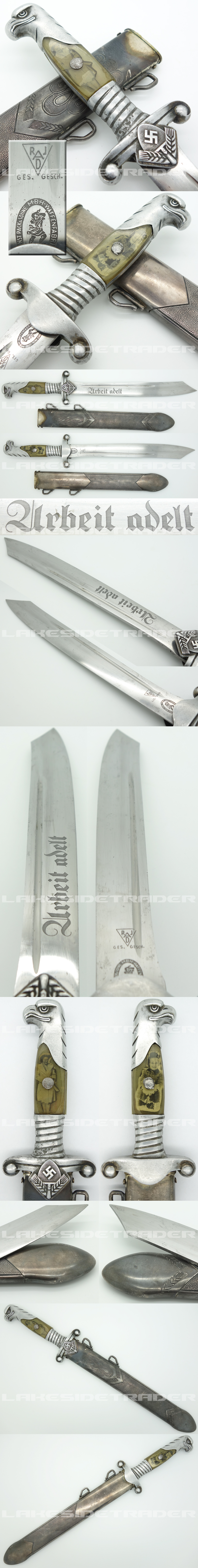 Personalized RAD Leader Dagger by Ernst Pack & Söhne