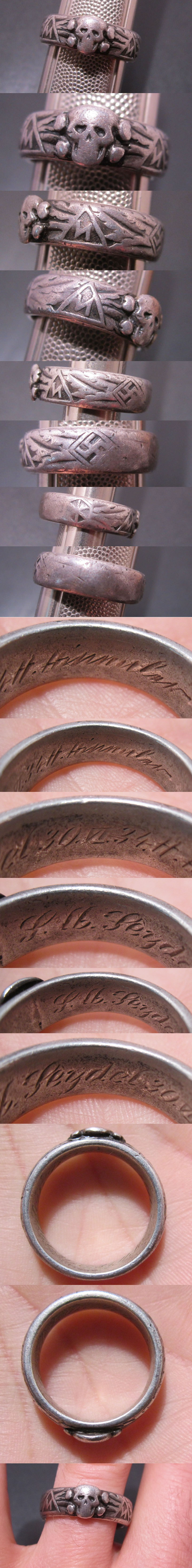 Wilhelm Seydel's SS Honor Ring