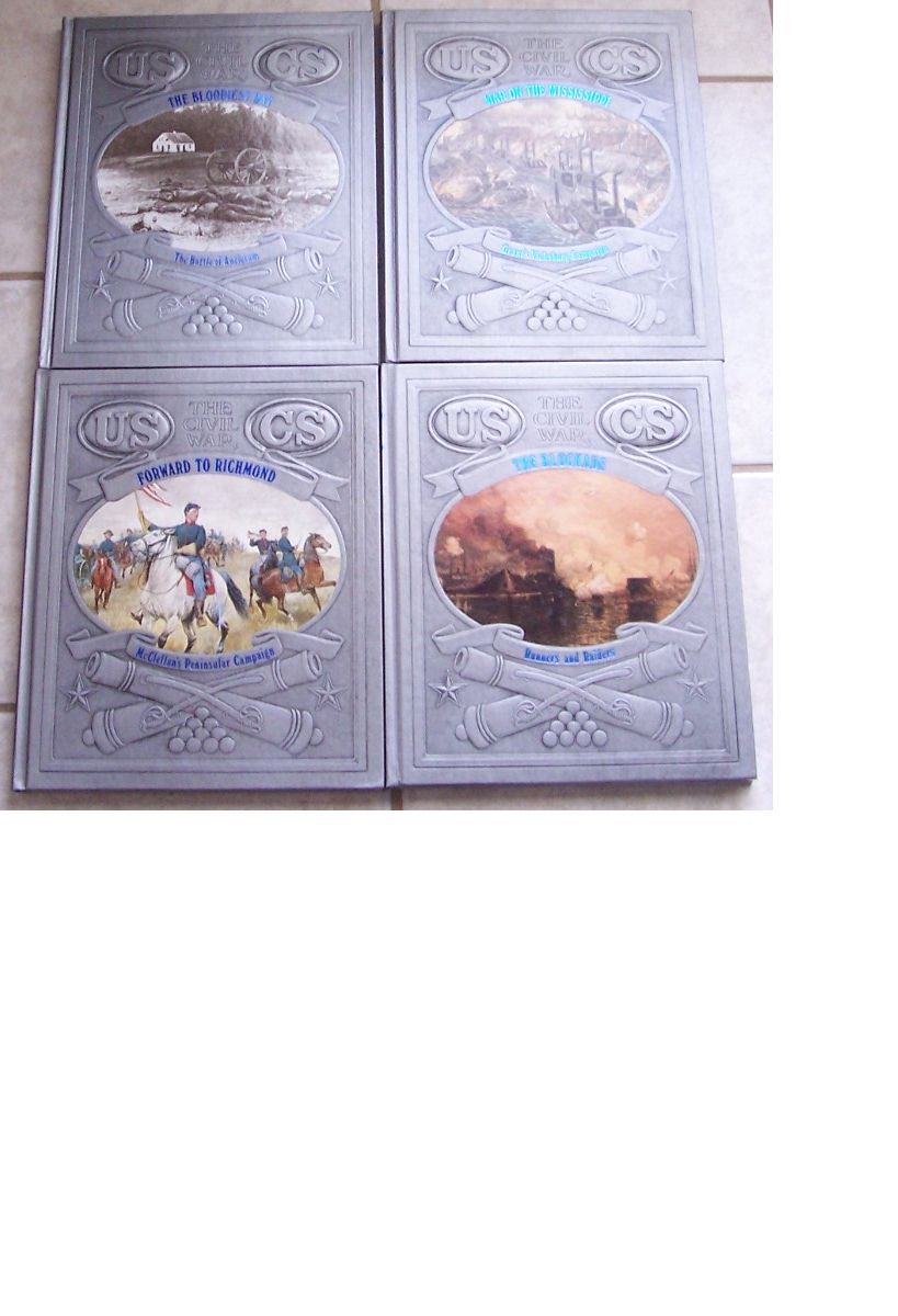 4 Volumes of Time Life's The Civil War Series
