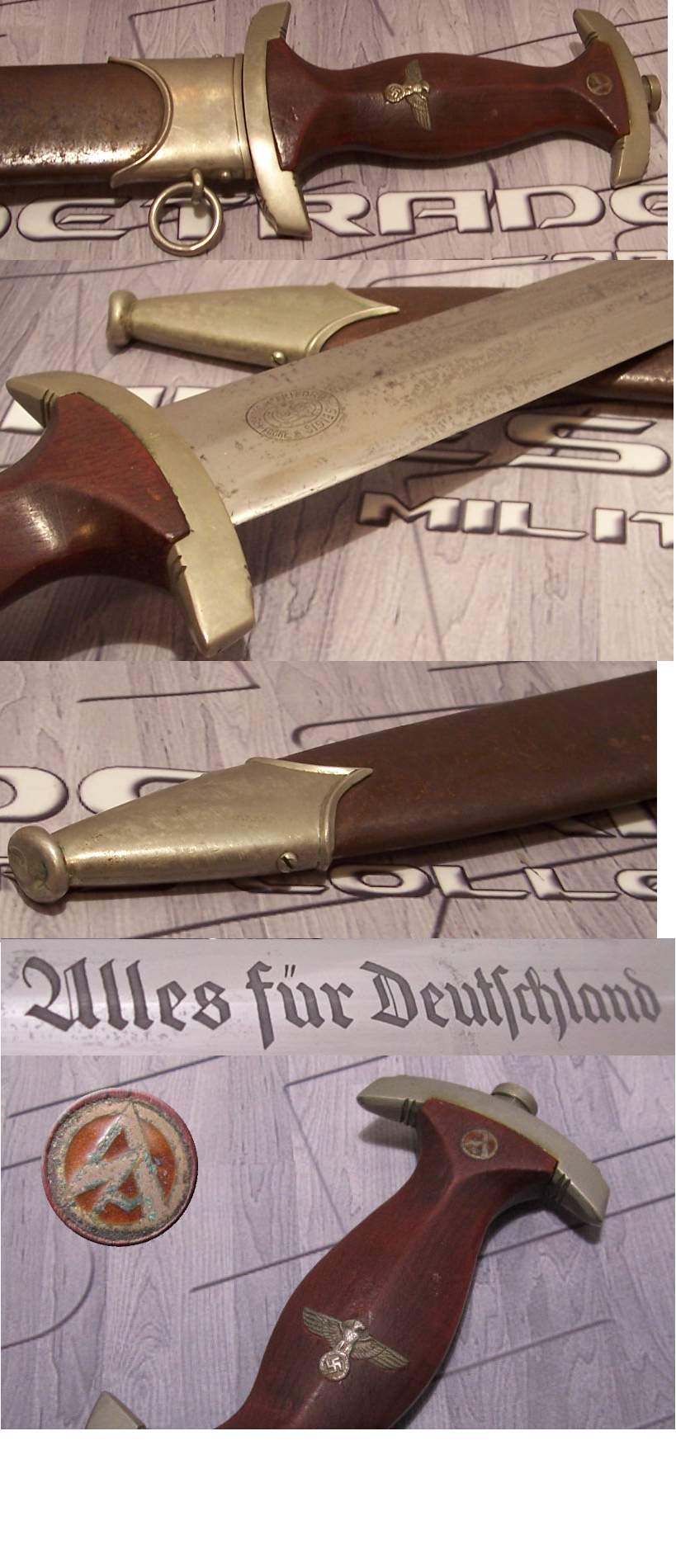 Early SA Dagger by Friedrich Geigis
