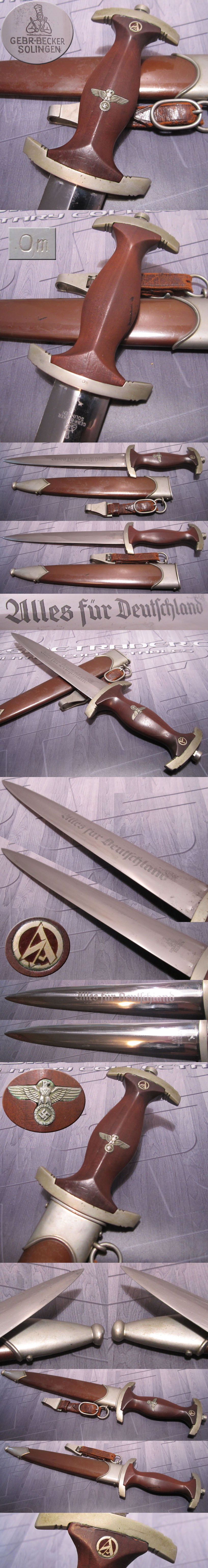 Early SA Dagger by Gebr. Becker