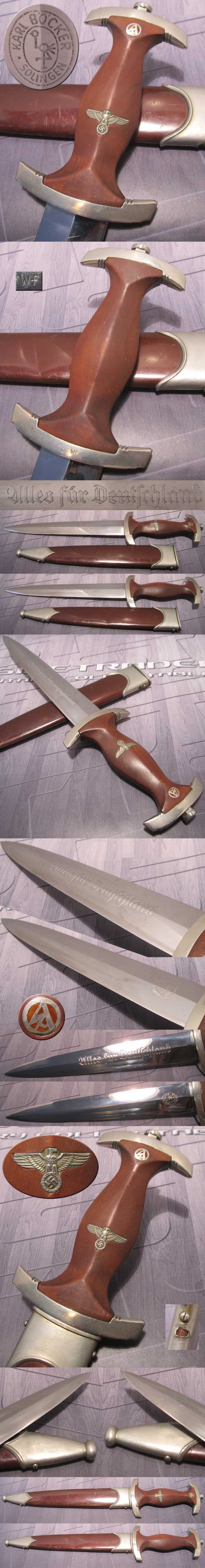 Early Karl Bocker SA Dagger