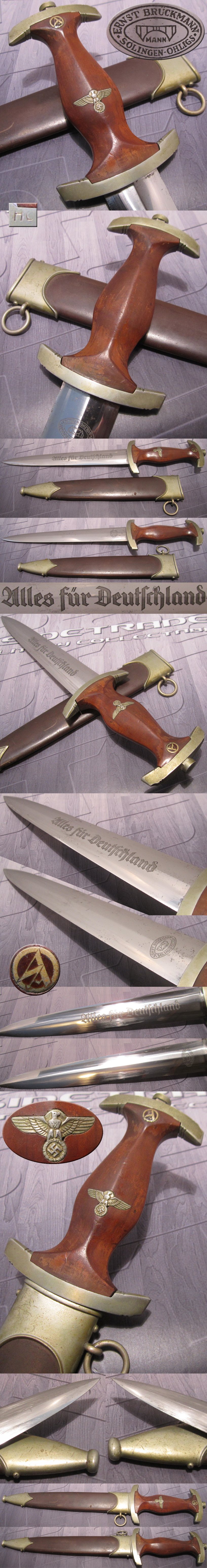 Early SA Dagger by Ernst Bruckmann