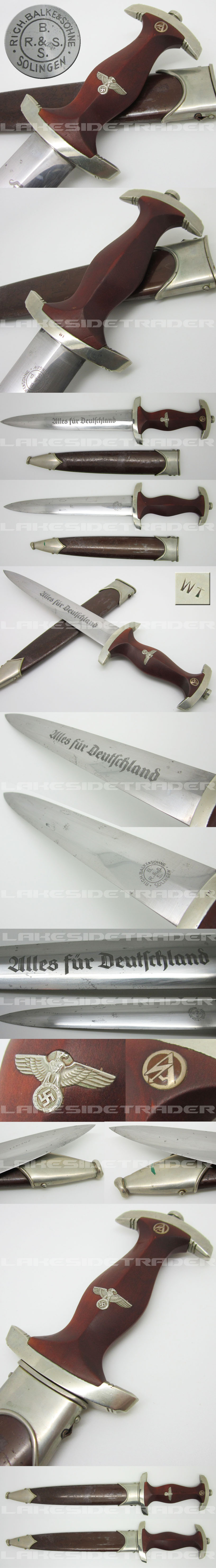 Early SA Dagger by B.R.&S.S.