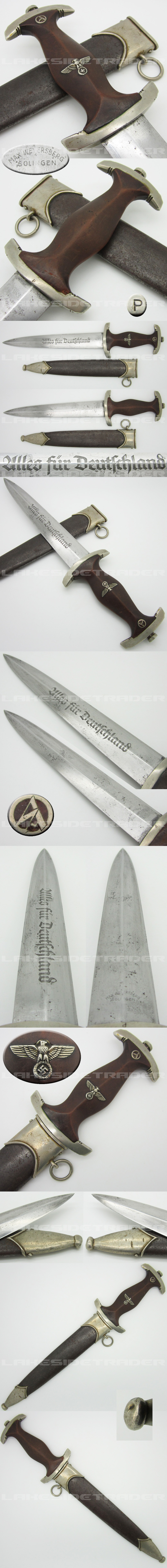 Early SA Dagger by Max Weyersberg