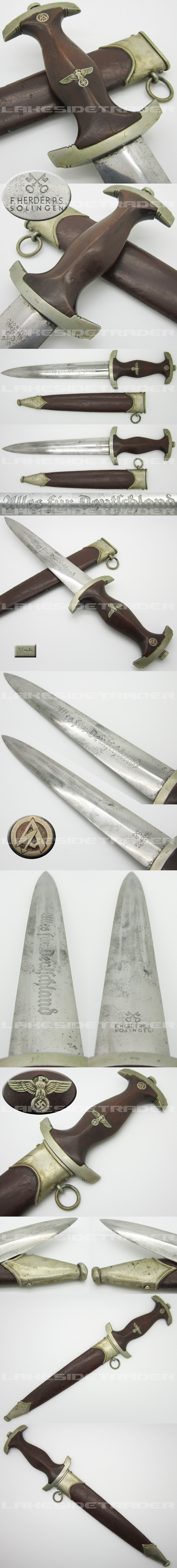 Early SA Dagger by F. Herder A. S.