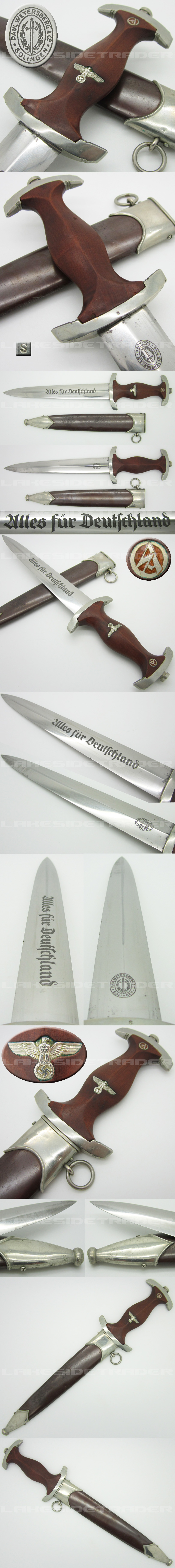 Early SA Dagger by Paul Weyersberg & Co