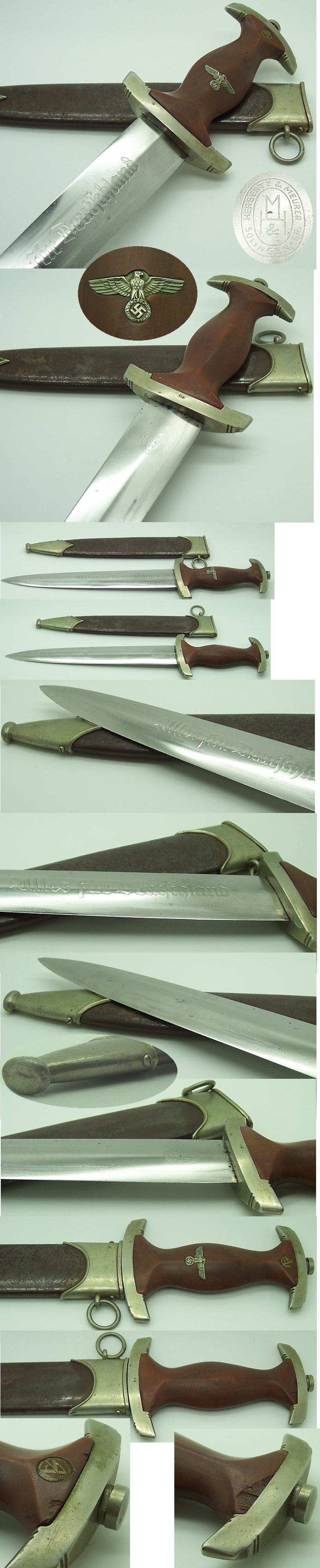 Early SA Dagger by Herbertz & Meurer