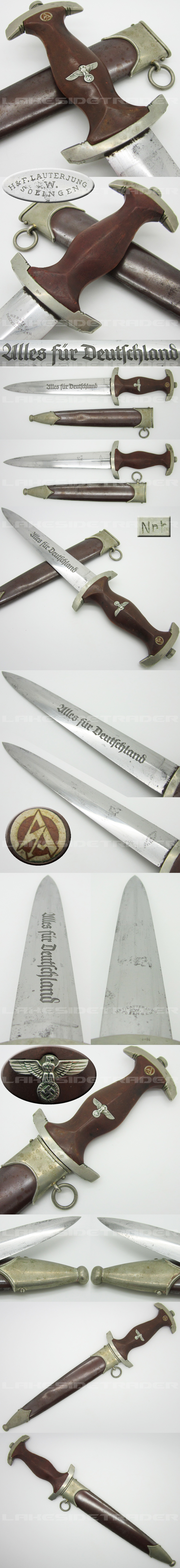 Early SA Dagger by H & F. Lauterjung
