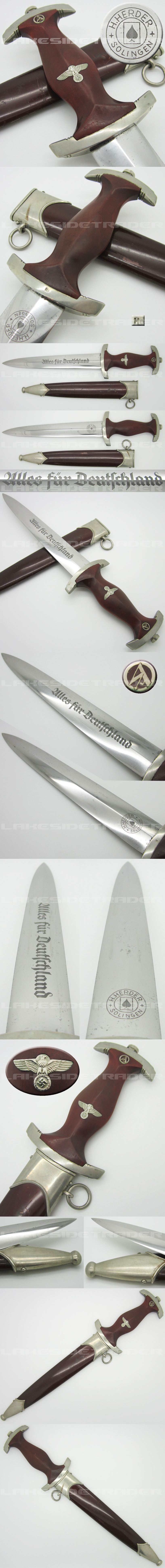 Early SA Dagger by H. Herder