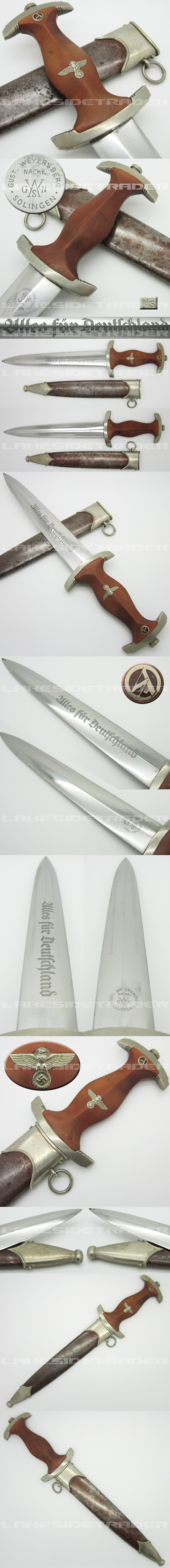 Early SA Dagger by Gust. Weyersberg