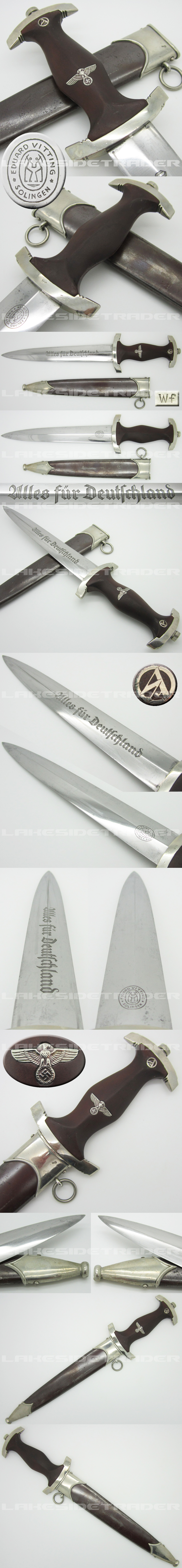 Rare Early SA Dagger by Eduard Vitting