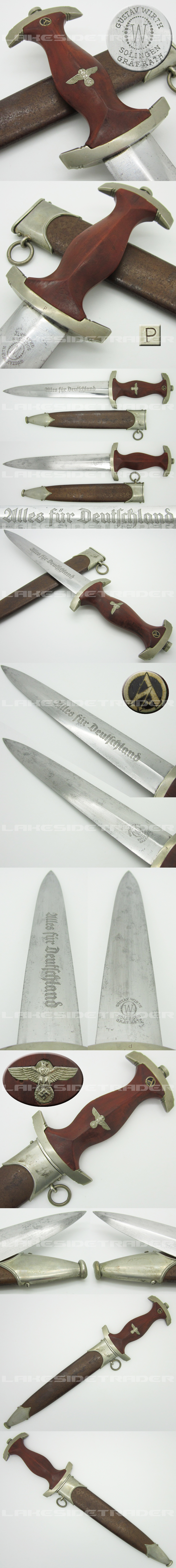 Early SA Dagger by Gustav Wirth