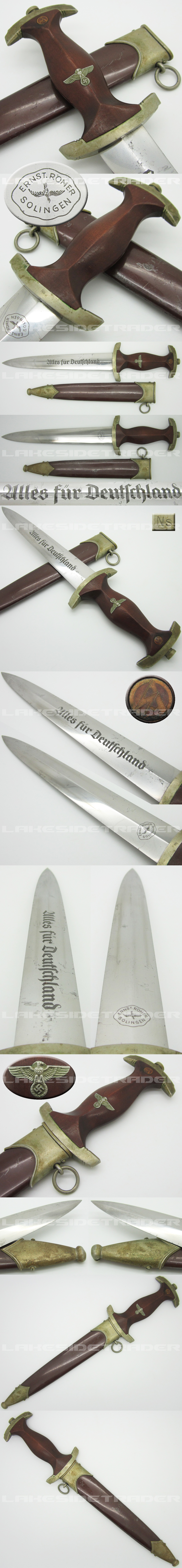 Early SA Dagger by Ernst Romer