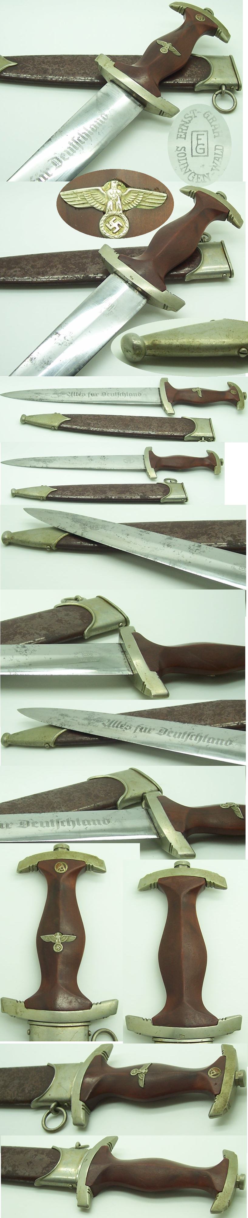 Early SA Dagger by Ernst Grah