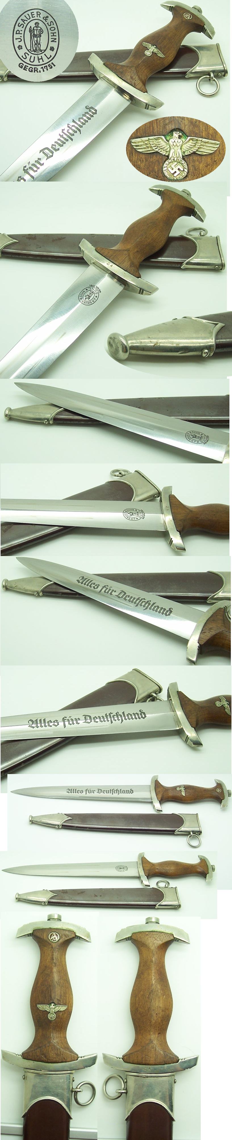 Early J.P. Sauer SA Dagger