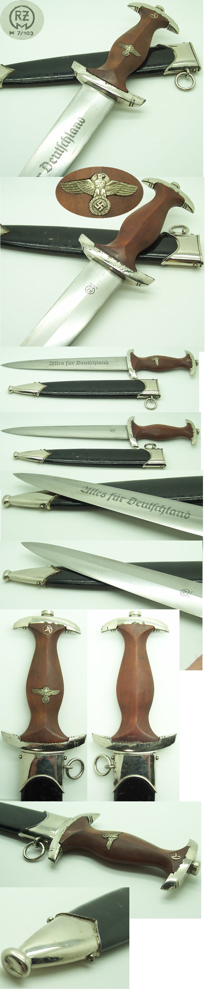 RZM M7/103 Josef Hack NSKK Dagger