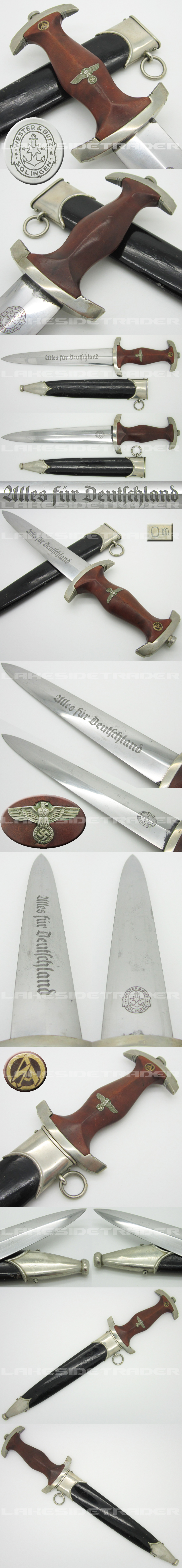 Rare Early NSKK Dagger by Wester & Butz