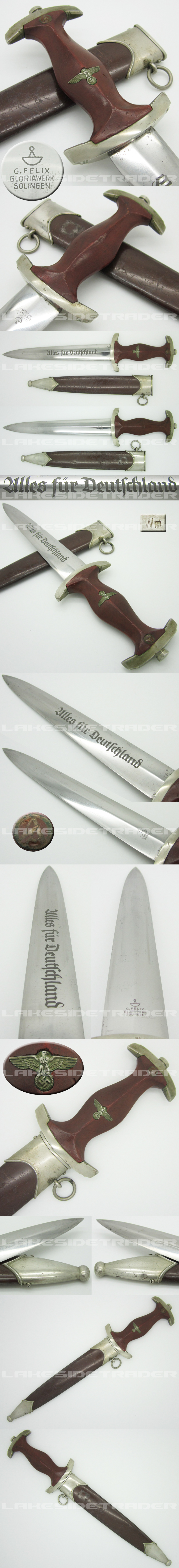 Early SA Dagger by G. Felix Gloriawerk