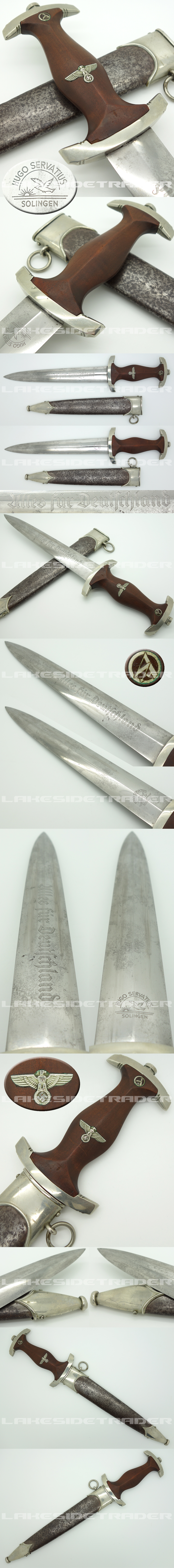 Rare Early SA Dagger by Hugo Servatius