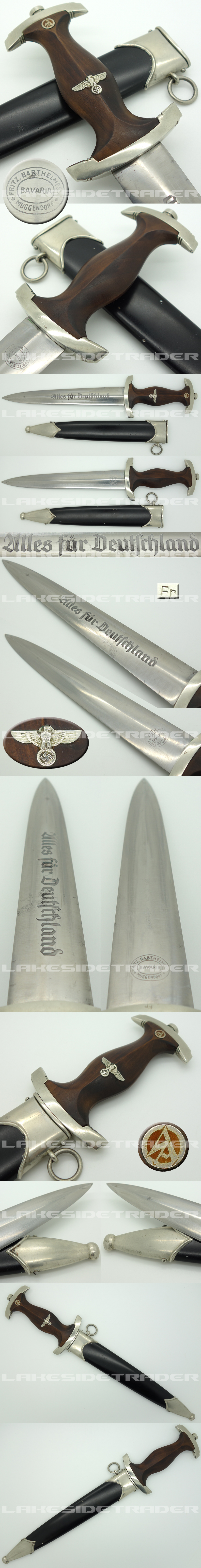 Early NSKK Dagger by Fritz Barthelmess