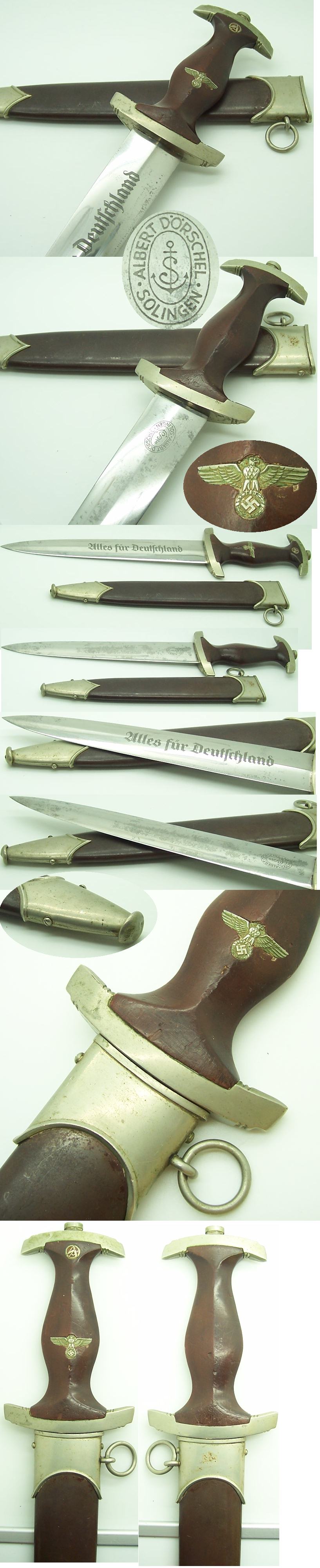 Early SA Dagger by Albert Dorschel