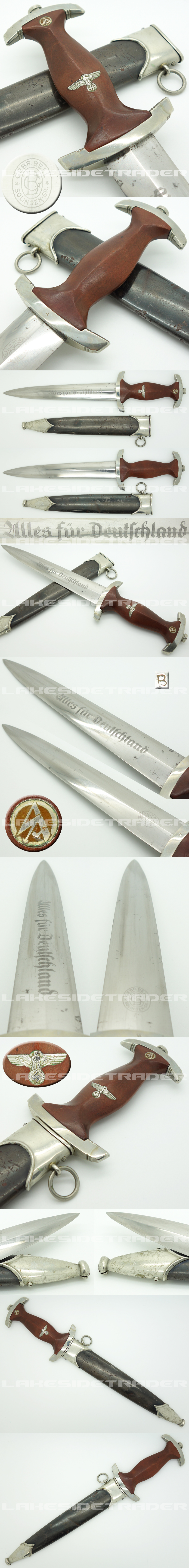 Early NSKK Dagger by Gegr. Bell