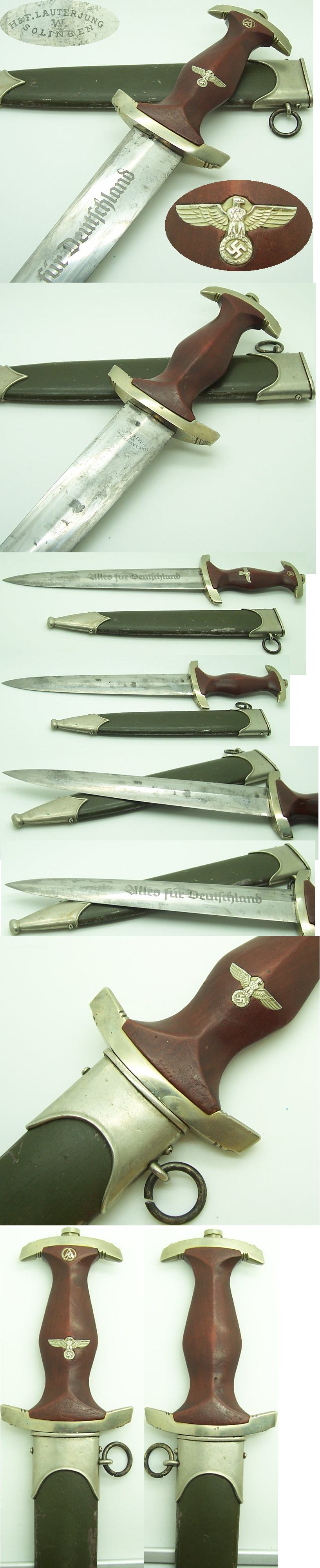 Early NSKK Dagger by H&F Lauterjung
