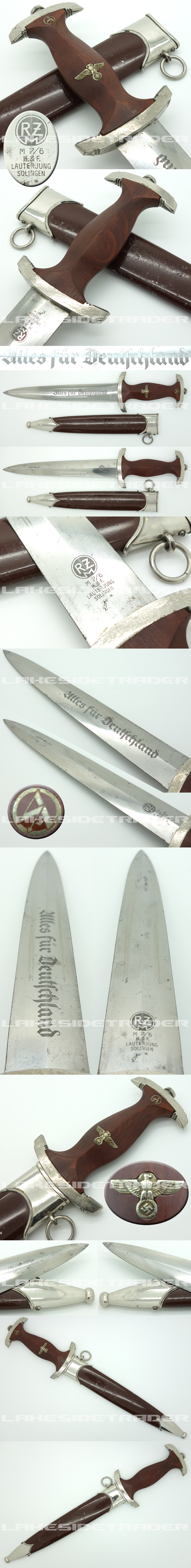 Transitional SA Dagger by H. & F. Lauterjung