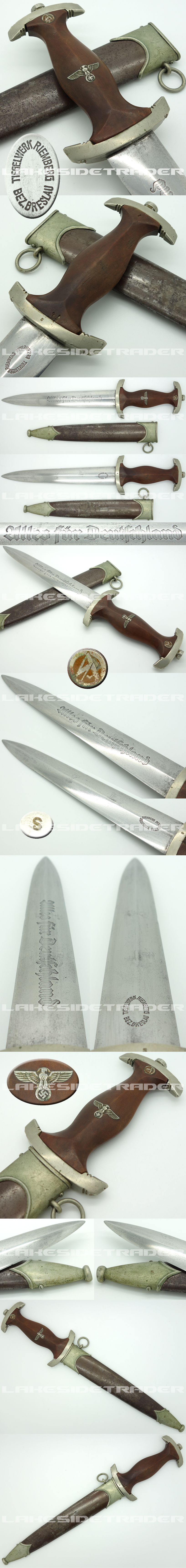 Early SA Dagger by Karl Tiegel