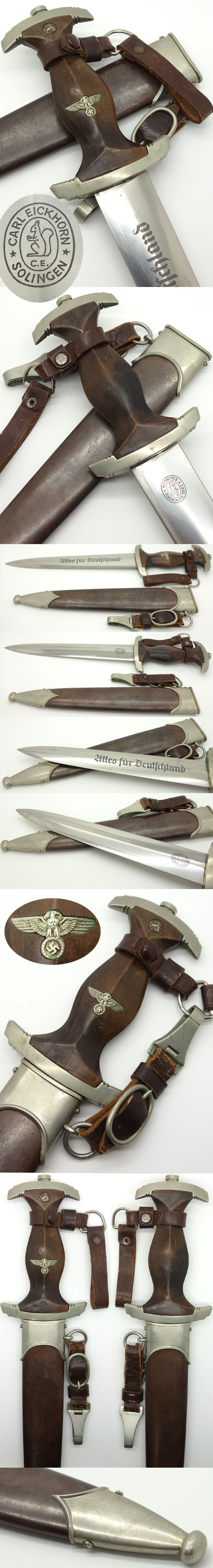 Killer Early Large Double Oval Eickhorn SA Dagger