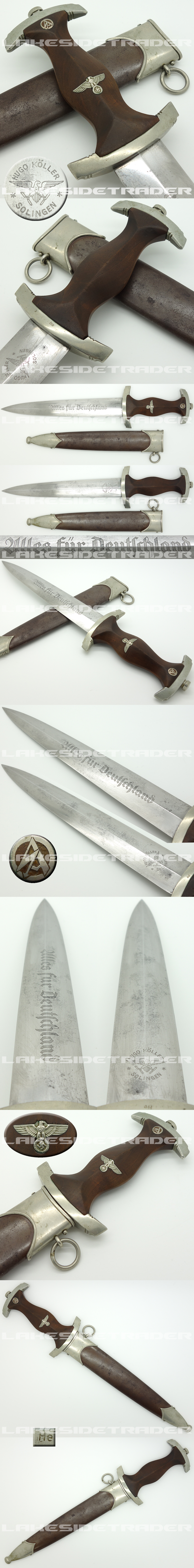 Early SA Dagger by Hugo Köller