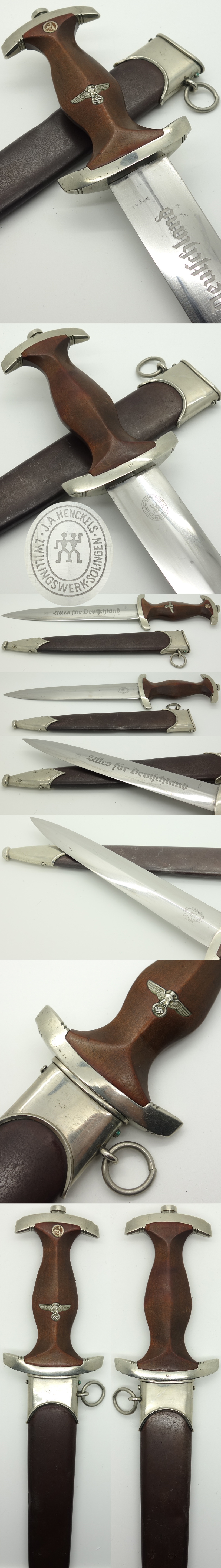 Early SA Dagger by J. A. Henckels