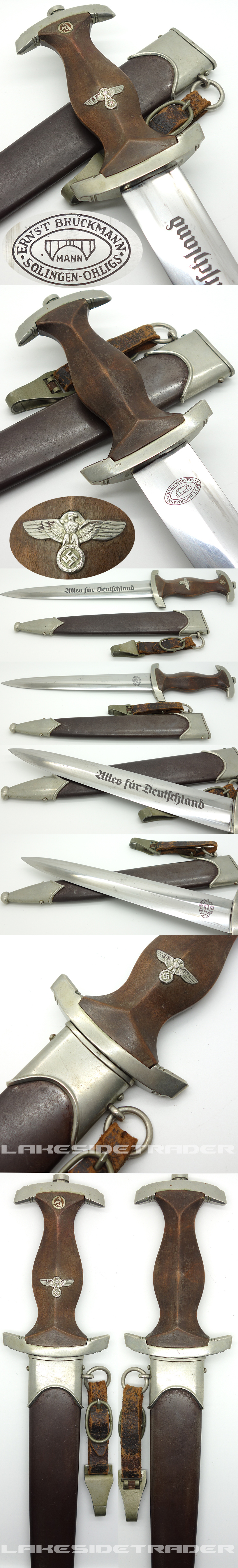 Early SA Dagger by Ernst Bruckmann