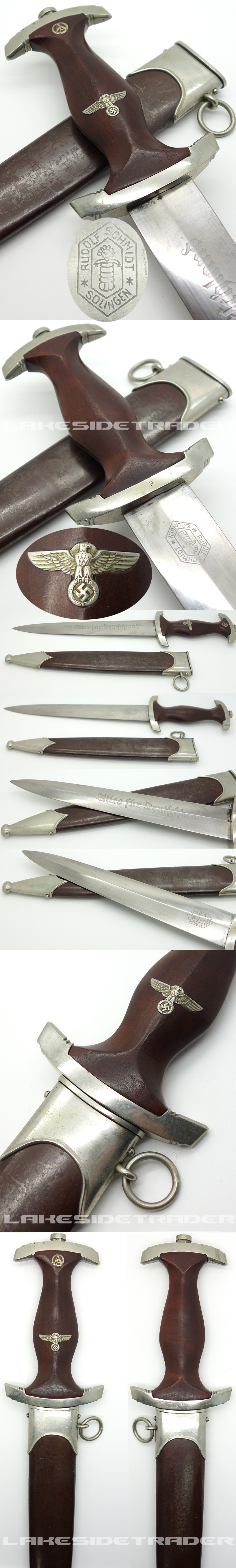 Early SA Dagger by Rudolf Schmidt