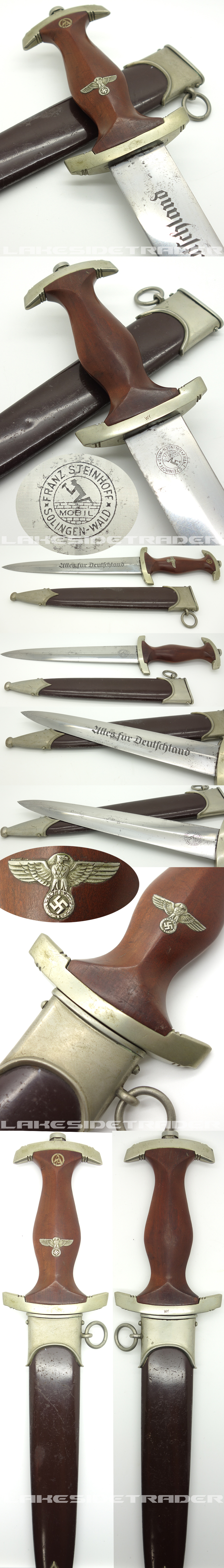 Early SA Dagger by Franz Steinhoff