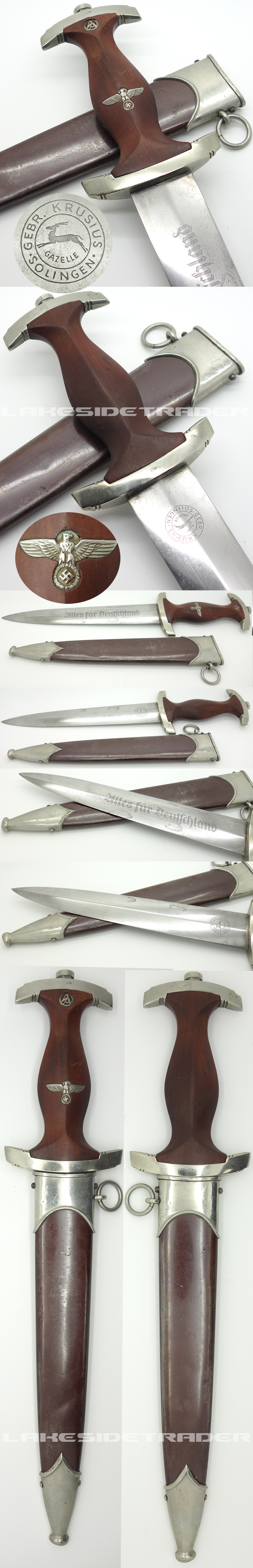 Early SA Dagger by Gebr. Krusius