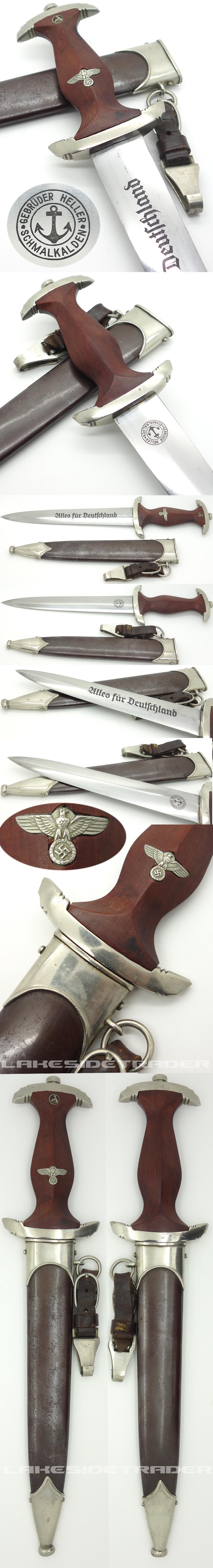 Early Gebruder Heller SA Dagger