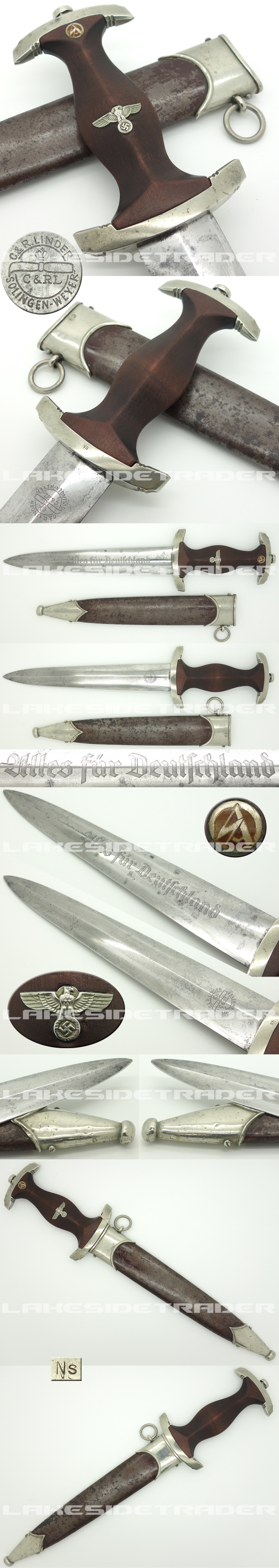 Early SA Dagger by C & R Linder
