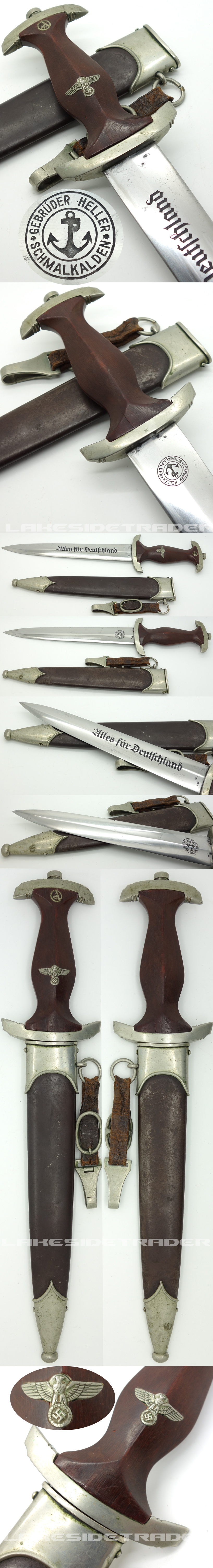 Early Gebruder Heller SA Dagger
