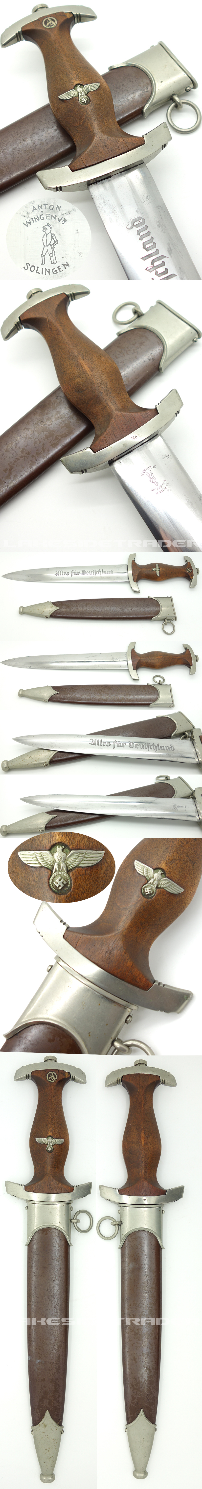 Early Anton Wingen Jr. SA Dagger