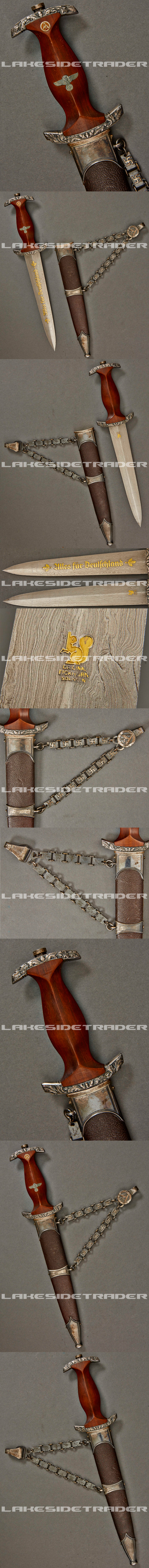 Chained SA High Leaders Dagger by Carl Eickhorn