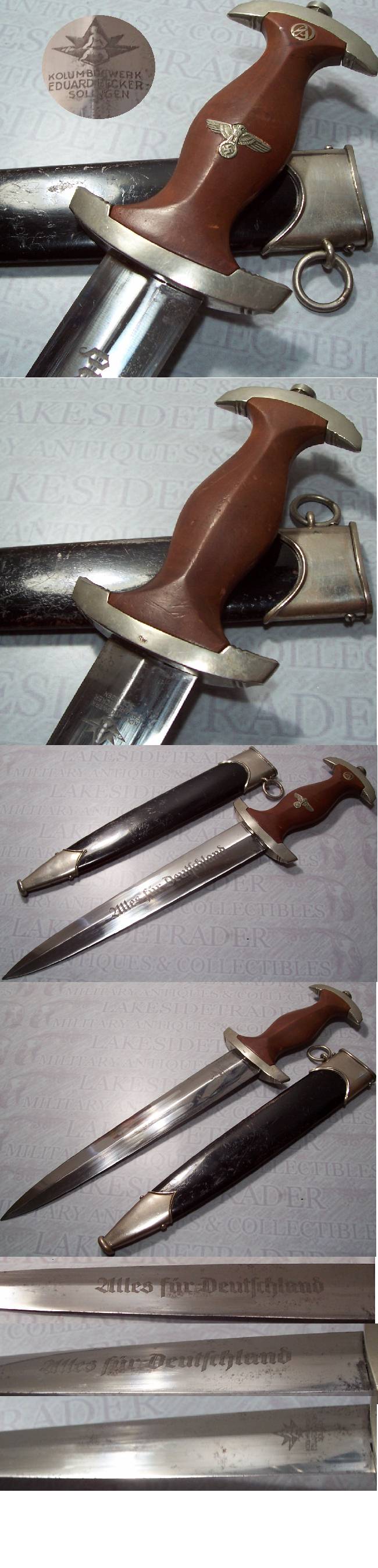 Early SA Dagger by E. Becker