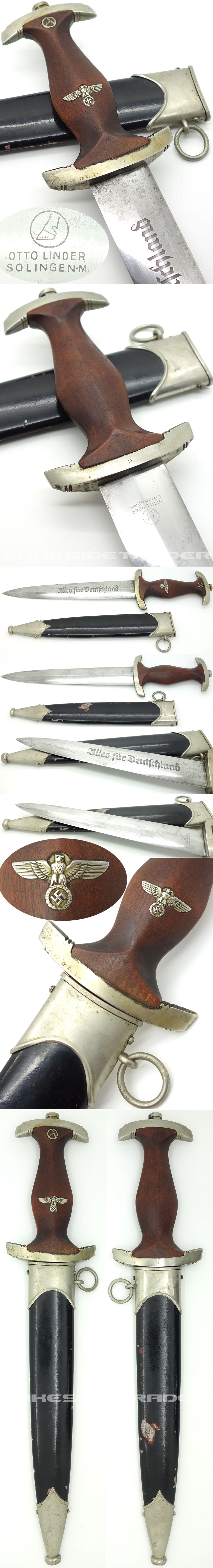 Early NSKK Dagger by Otto Linder