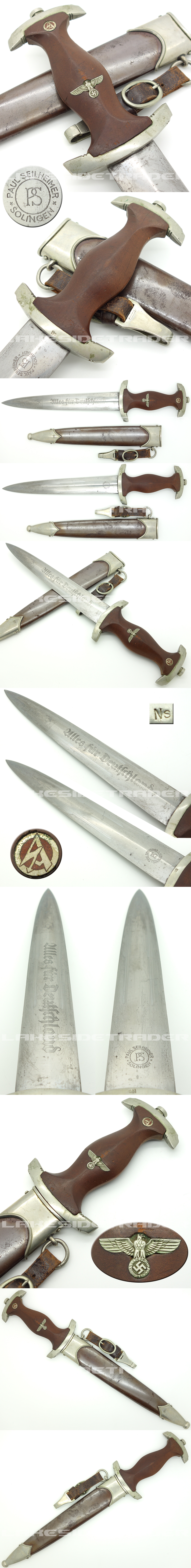 Early SA Dagger by Paul Seilheimer